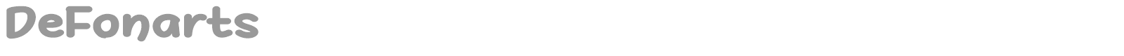 Defonarts font preview